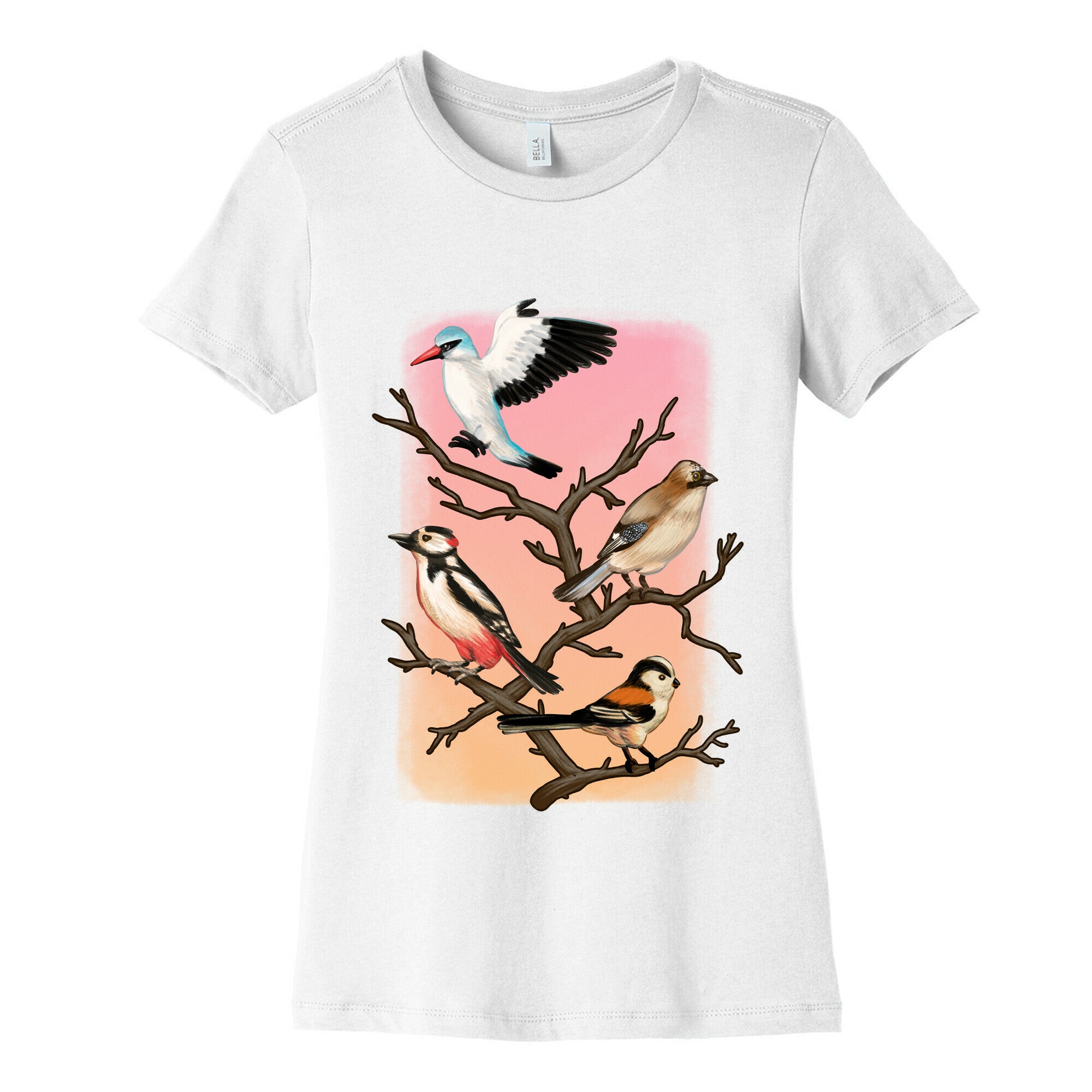 Woodland Birds Women's Cotton Tee